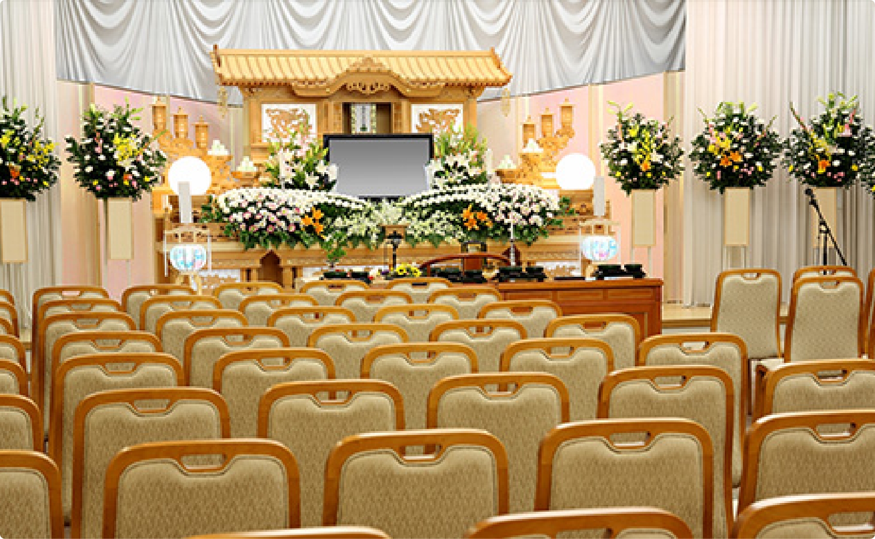 大勢に対応する式場